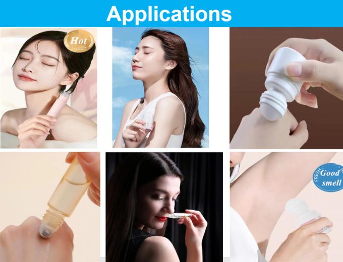 50ml PE Empty Roller Fragrant Body Bottle Antiperspirant Bottleplastic Roll on Deodorant Bottle