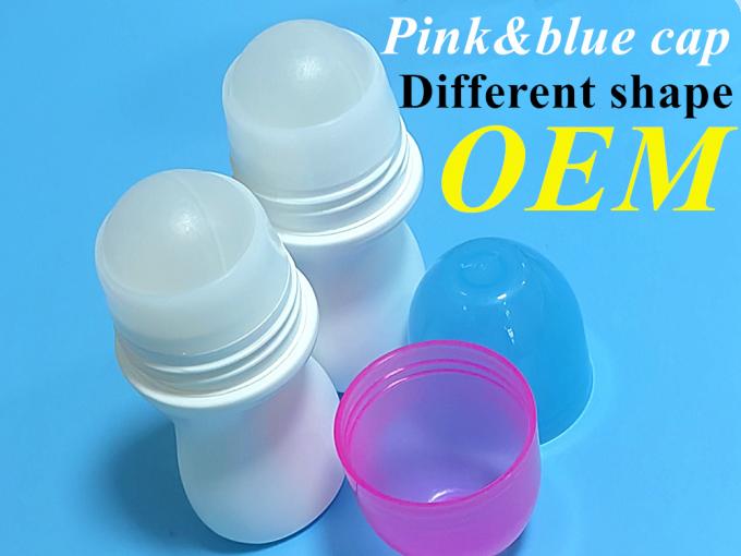 50ml PE Empty Roller Fragrant Body Bottle Antiperspirant Bottleplastic Roll on Deodorant Bottle