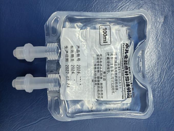 100 ml Nicht-PVC-Infusionsbeutel Einweg-Infusionsbeutel für Krankenhausgebrauch 3