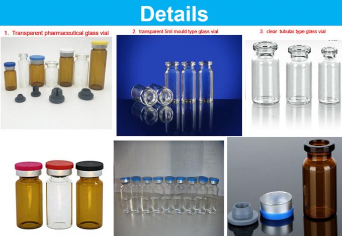 Wholesale Cheap 5ml 7ml 10ml Empty Sterile Tubular Clear Amber Medical Injection Glass Vials