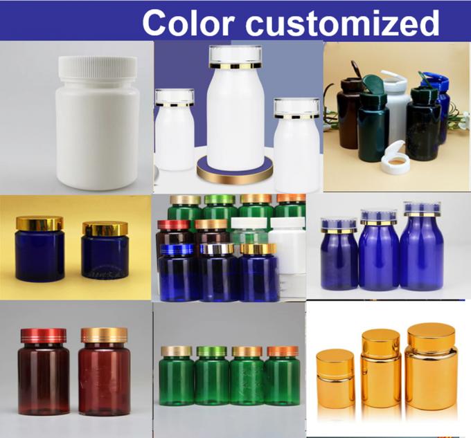 50ml 120ml 150ml Empty White HDPE Pill Container Medicine Vitamin Capsule Storage Plastic Bottle HDPE Medicine Plastic Bottle