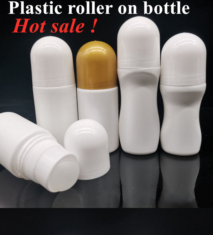 50 ml HDPE Plastikrolle auf Deodorant Flasche Rollen Frauen Duftkörper Flasche Kind Kinder Antiperspirant Rollflasche