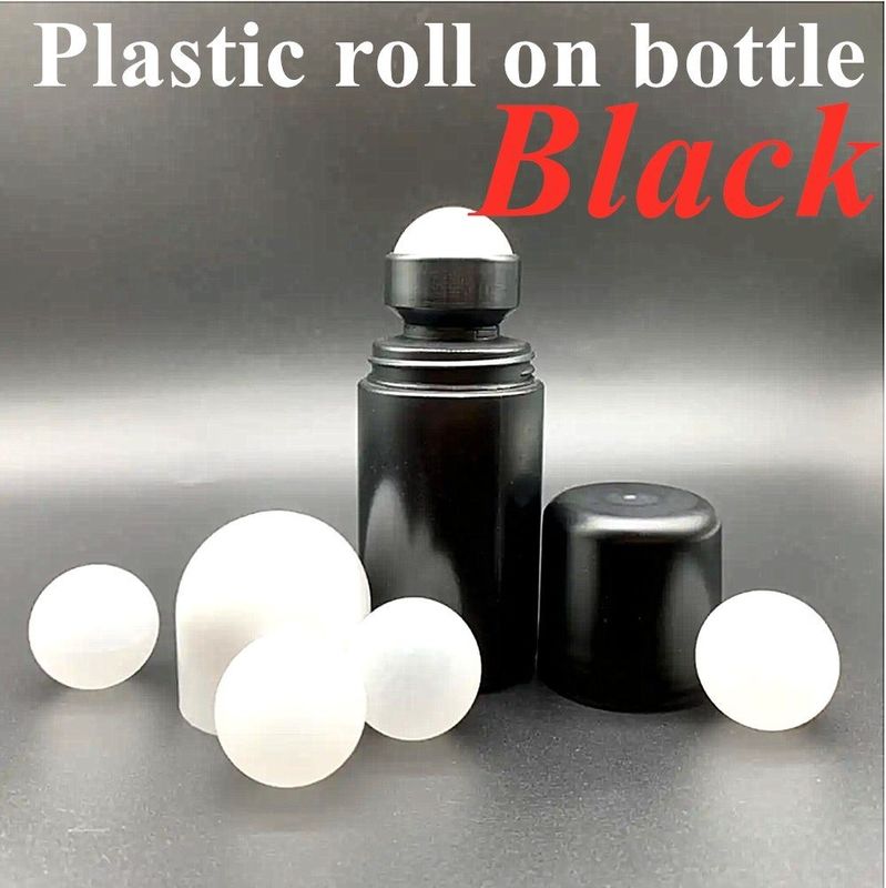 30 ml 50 ml 60 ml weiße Kunststoffflasche auf Flasche HDPE Roll-on Deodorant Flasche leere Nachfüllbare tragbare Reisebrolle auf Flasche
