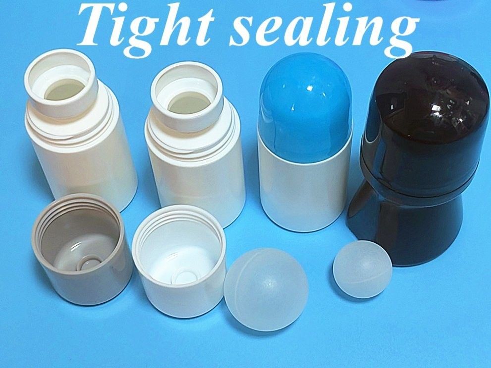 50 ml PE Leere Rollkugel Duftkörperflasche Antitranspirant Flasche leere Kunststoffflasche Roll auf Deodorantflasche