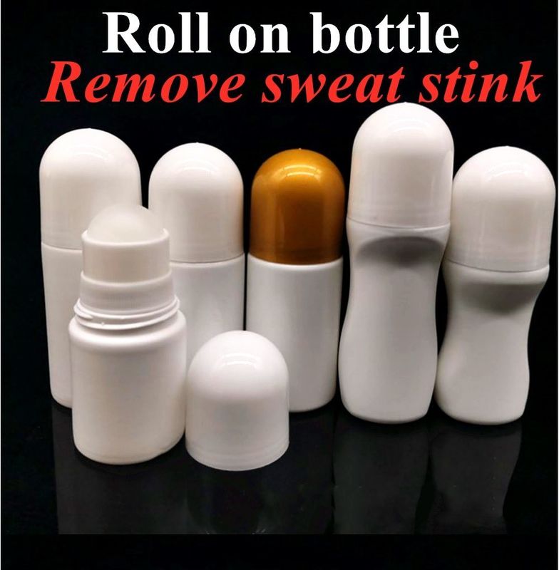 50 ml PE Leere Rollkugel Duftkörperflasche Antitranspirant Flasche leere Kunststoffflasche Roll auf Deodorantflasche