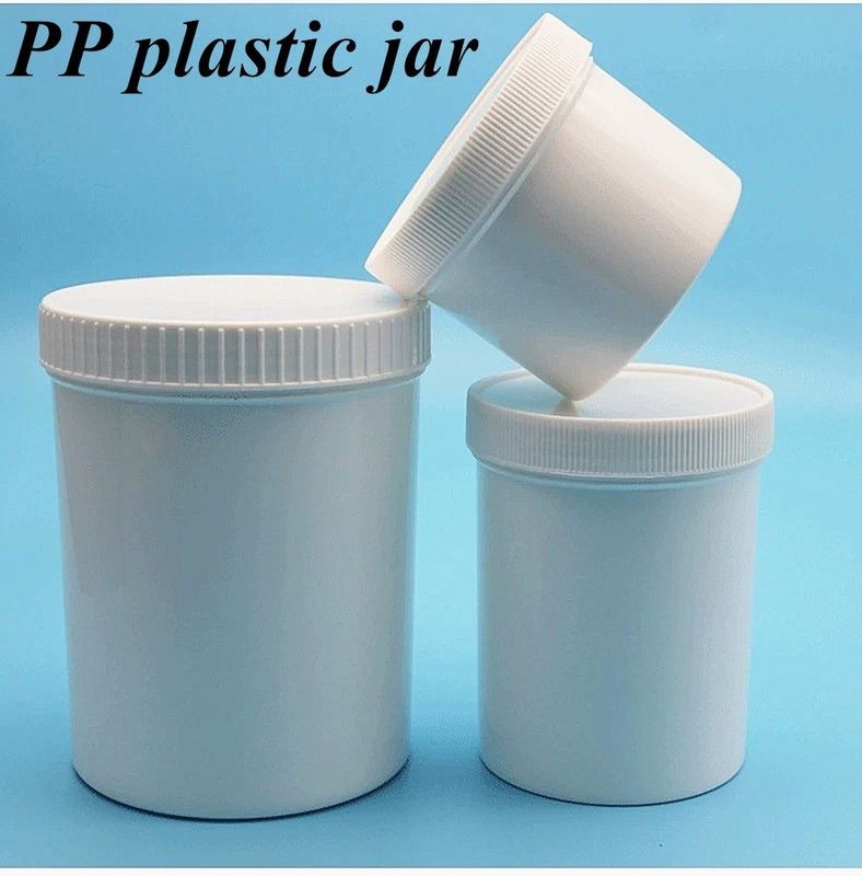 150g 250g 500g PP Kosmetische Creme Glas Weiß Schwarz Blau Kunststoff Kosmetische Gläser Körper Scrub leere Gesichtscreme Gläser