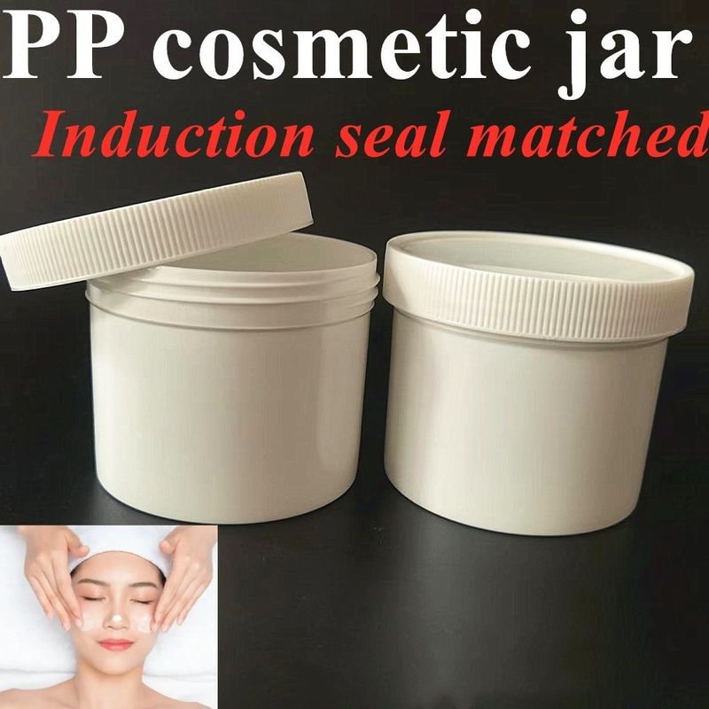 Kosmetische Lebensmittel Verpackung 150ml 250ml 500ml 1000ml PP Kunststoff Hautpflege Handpflege Kosmetische Creme Glas Schlammmaske Plastikglas