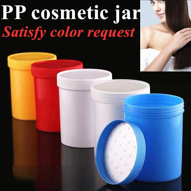 Kosmetikbehälter 150g 250g 500g Weiß schwarz PP Kunststoff Augen Gesicht Körpercreme Glas mit Schraubkappe Make-up Subpackage-Glas