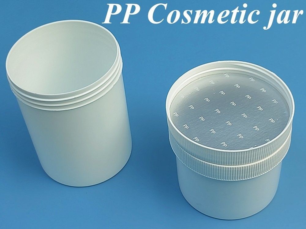 5oz 8oz 17oz Weiß Schwarz Blau Rot Kosmetik Verpackung Creme Plastikbehälter PP Plastik Schönheitscreme Glas