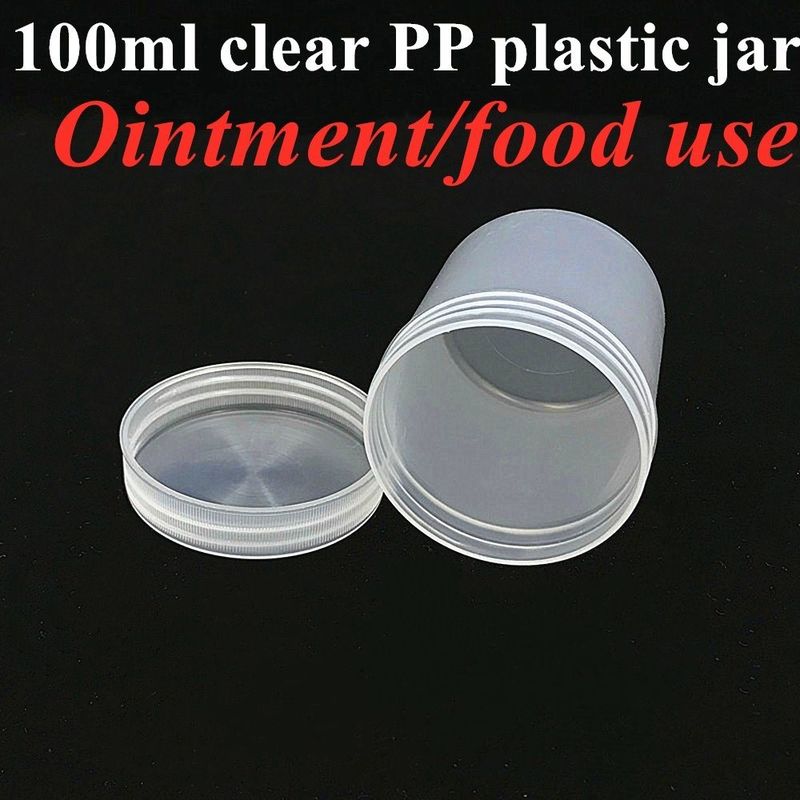 250g 500g leere weiße Plastikkremflasche Behälter für kosmetische Verpackung runde Kremflasche PP Salbe Plastikflasche