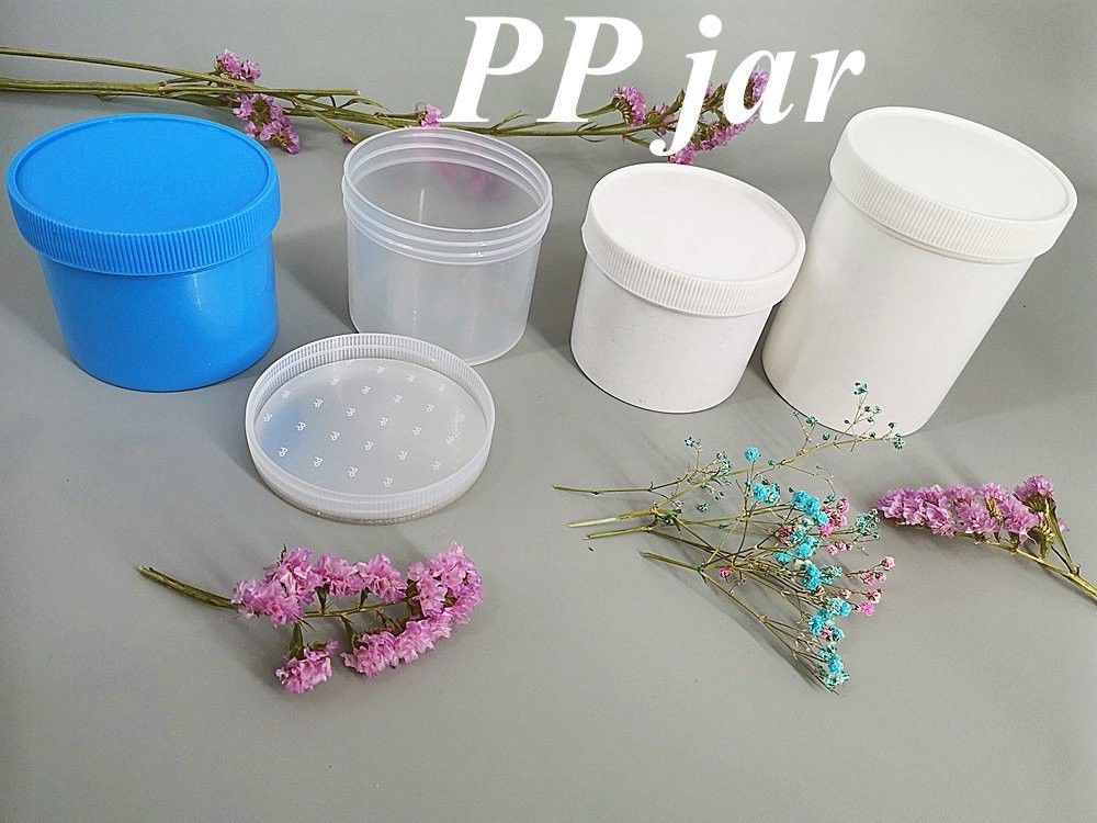 150g 250g 500g Weiß Klar Durchscheinend Schwarz Rot Blau Rund Breitmunde PP Kosmetik Einzigartig Luxus Plastikcreme Glas
