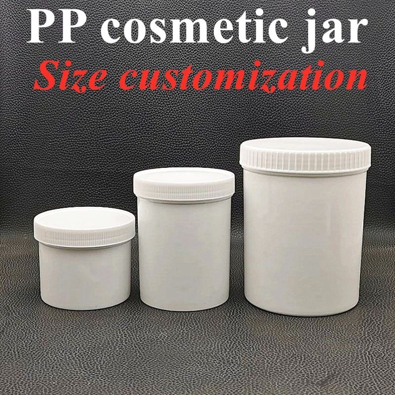 150 ml 250 ml 500 ml Weiß Schwarz Blau Rot breiter Mund Creme kosmetische Flasche PP kosmetische Flasche Flaschen Kunststoff Salbe Creme Flasche