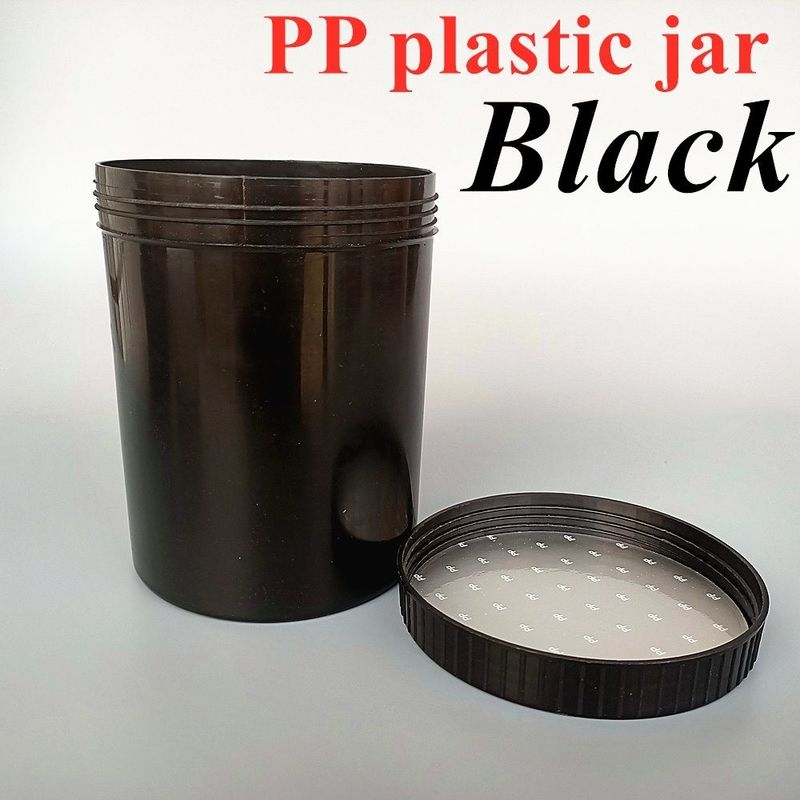 150g 250g 500g Leer Schwarz Weiß Blau Rot Durchsichtig Einwand PP Kunststoff Kosmetik Hautpflege Körperlotion Kosmetikglas