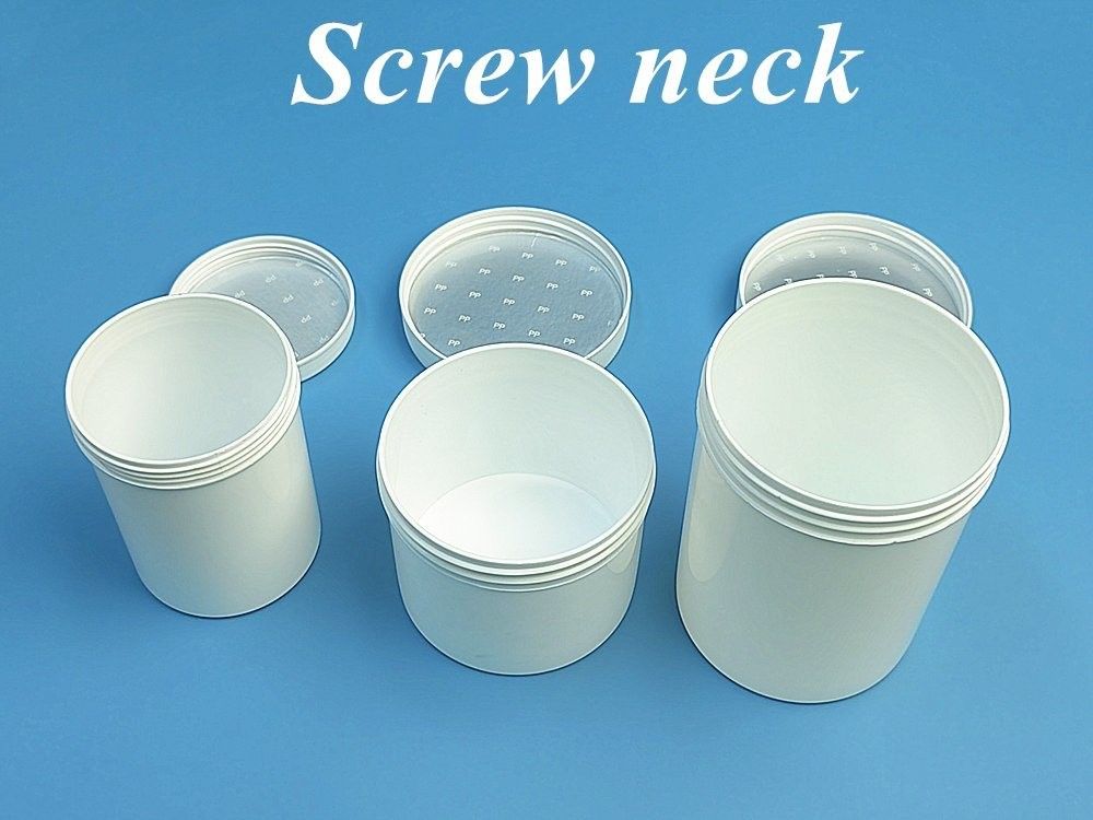 PP Plastic Creme Jar leere Gesichtscreme Behälter 250g 500g Leere Kosmetik Jar Lippe Scrub Behälter Haare PP Kosmetik Jar