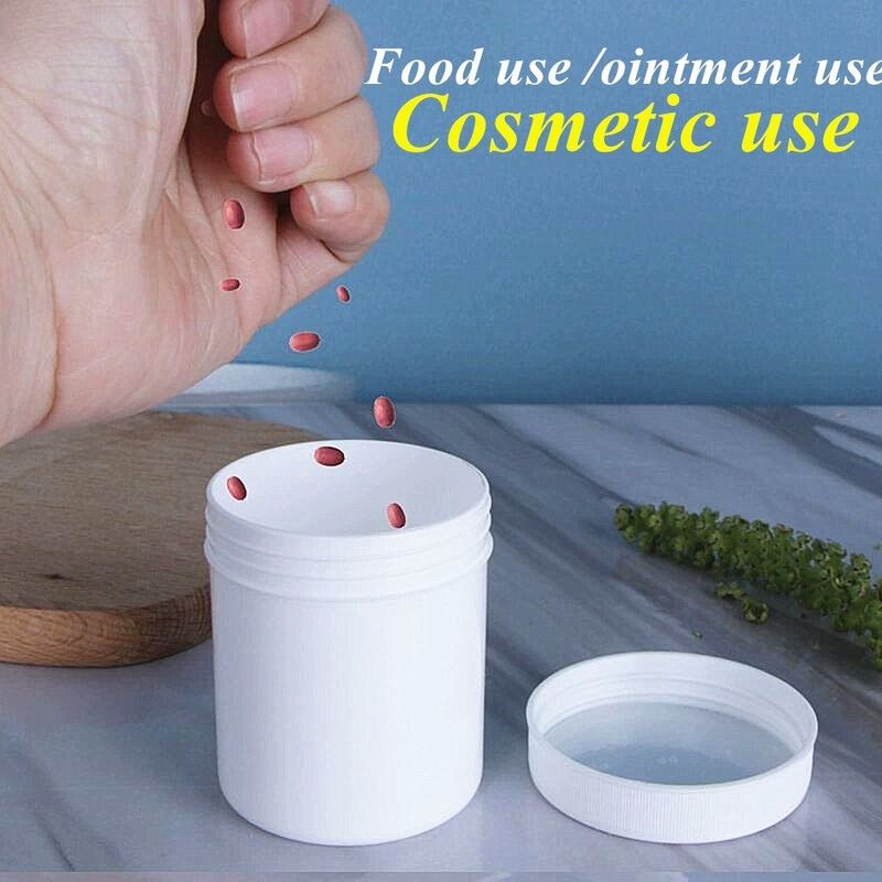 PP Plastic Creme Jar leere Gesichtscreme Behälter 250g 500g Leere Kosmetik Jar Lippe Scrub Behälter Haare PP Kosmetik Jar
