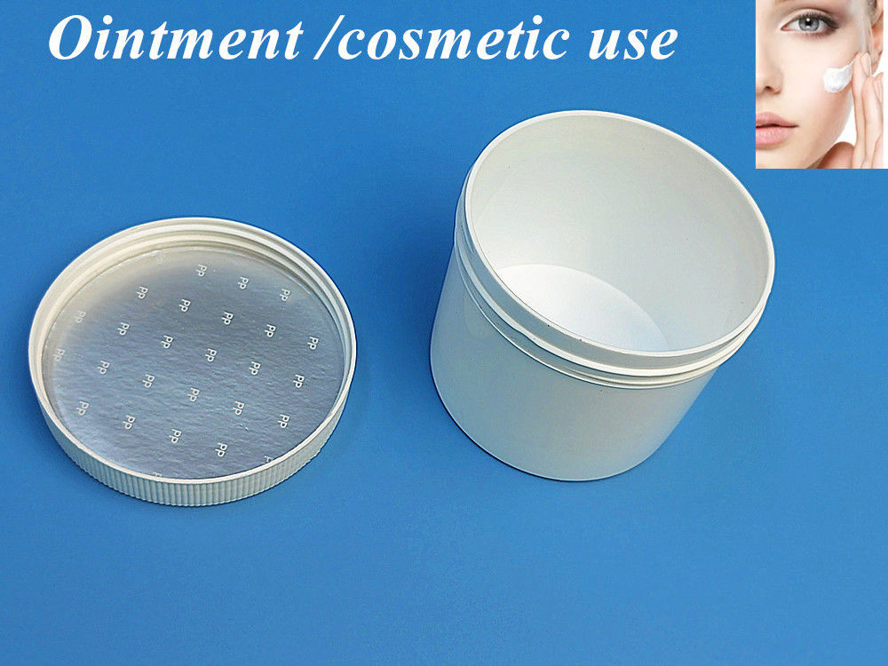 150 ml 250 ml 500 ml 1000 ml Schlammmaske PP Leere Lotion Creme Plastikglas Kosmetische Creme Lebensmittelbehälter Weißes Kosmetikglas
