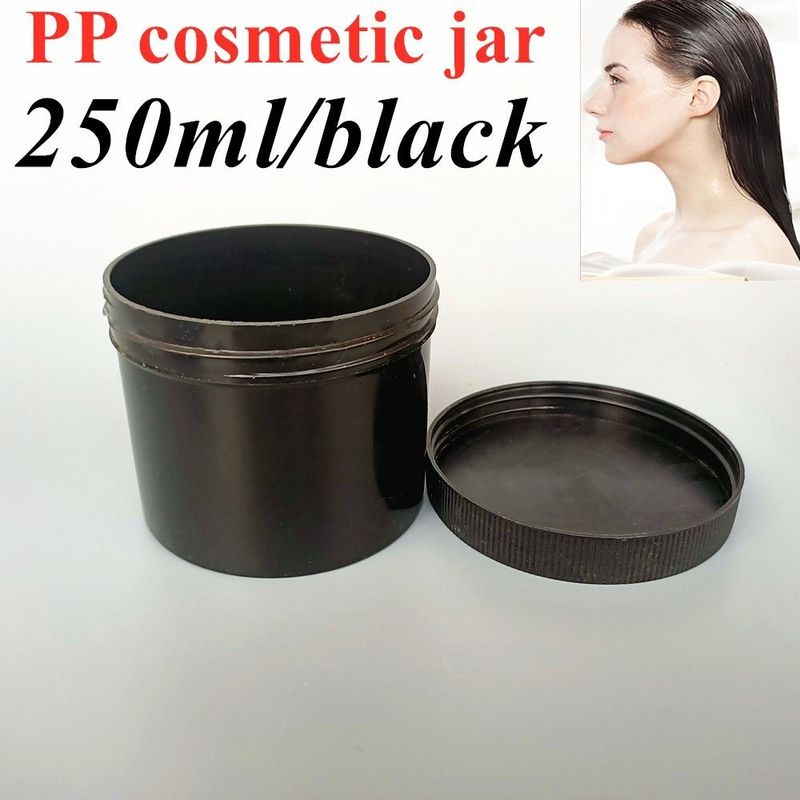 150 ml 250 ml 500 ml 1000 ml Schlammmaske PP Leere Lotion Creme Plastikglas Kosmetische Creme Lebensmittelbehälter Weißes Kosmetikglas