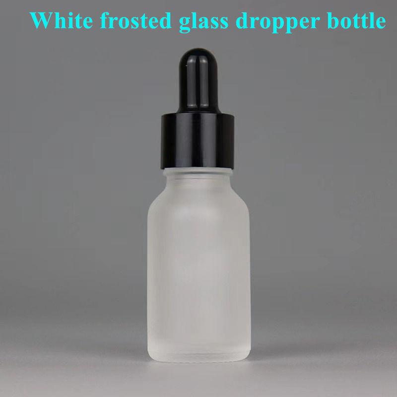 10 ml 15 ml 20 ml 30 ml 50 ml Weißfrostglas ätherische Ölflasche Serumölflasche