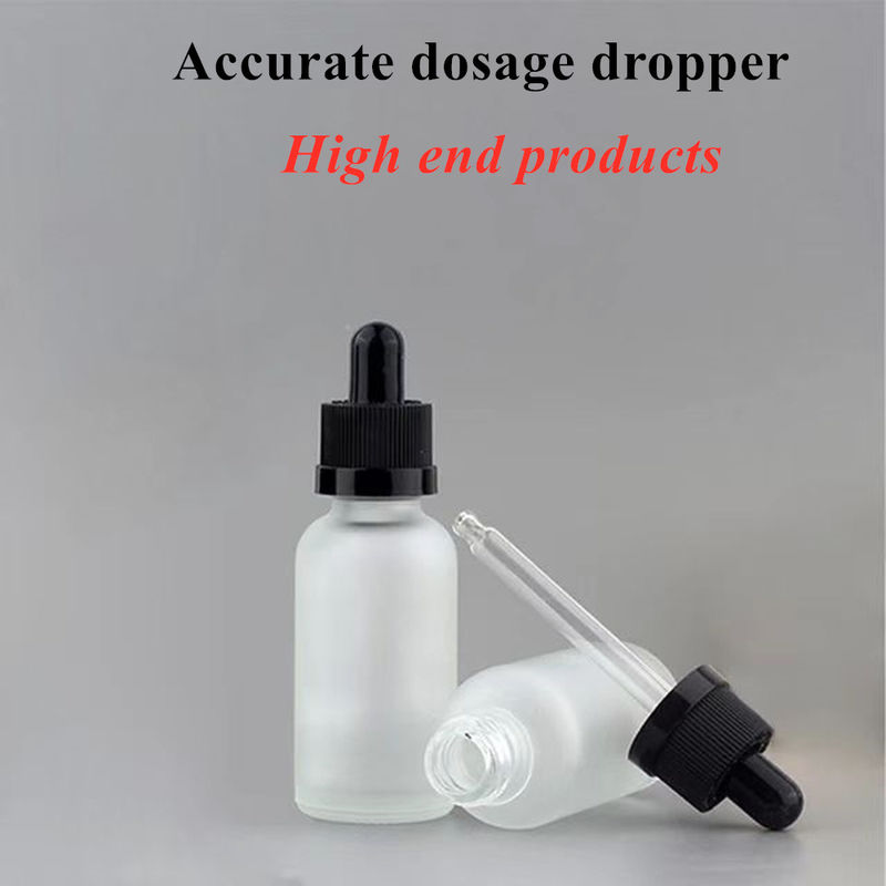 1 oz 2 oz 5 ml 10 ml 20 ml 30 ml 50 ml 100 ml Weiß Frosted Schwarz Glas Tropffflasche für Esse