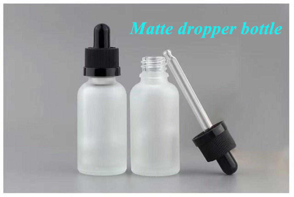 1 Unze 2 Unzen 5ml 10ml 15ml 20ml 30ml 50ml Leeres ätherisches Öl Hautpflege-Serum Gesicht Handgebrauch Weiß Frostglas Tropffflasche