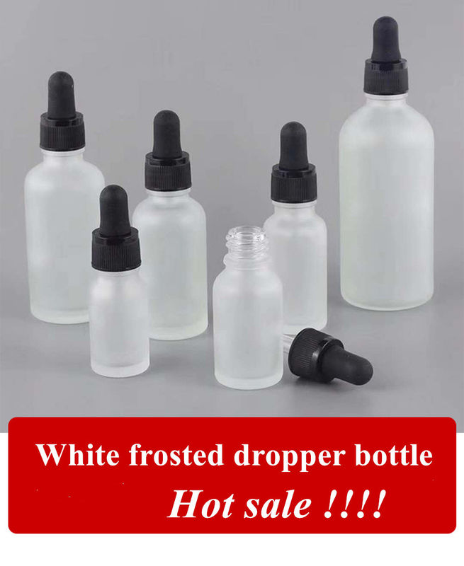 5 ml 10 ml 15 ml 20 ml 30 ml 50 ml leere runde kosmetische ätherische Ölflasche Edelwasserflasche mit Glaspipette