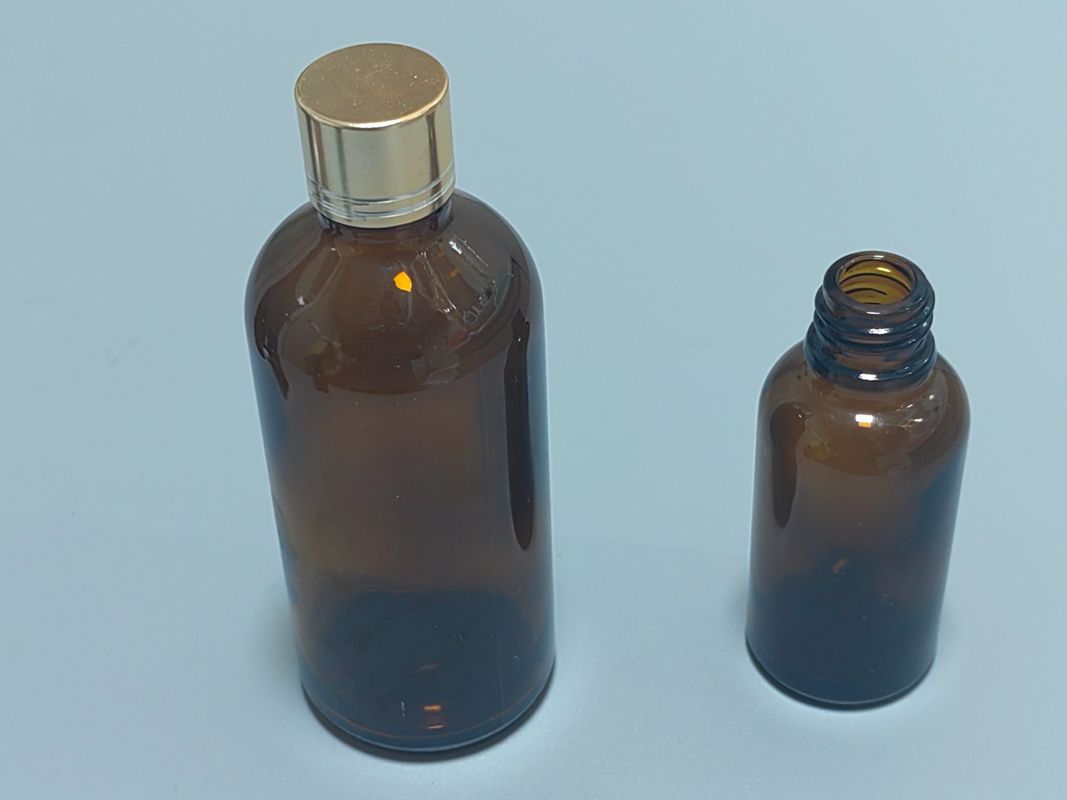 Ätherische Öle Verpackung 1OZ 2OZ 20ml 30ml 50ml Bernstein ätherisches Ölserum Glastropffflasche mit kindersicherer Kappe
