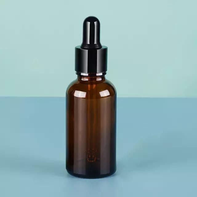 Luxus Make-up Serum Hautpflege Gebrauch Amber Braun Leere Trinkflaschen mit Pipette