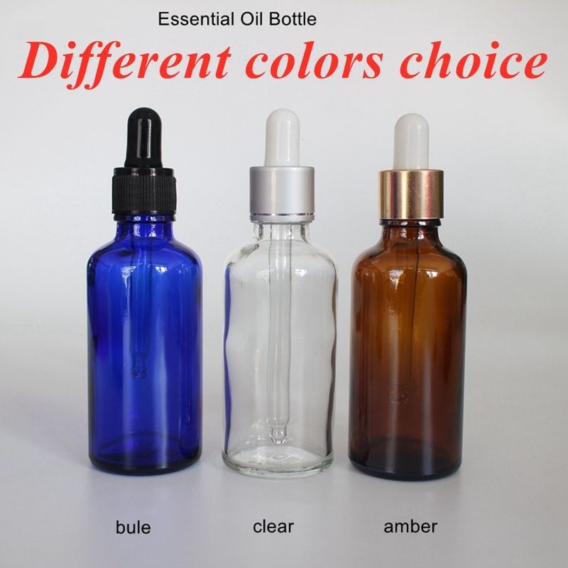 Luxus Make-up Serum Hautpflege Gebrauch Amber Braun Leere Trinkflaschen mit Pipette