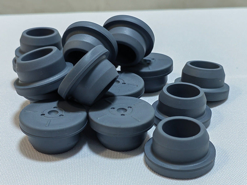 13mm 20mm 28mm Grau Farbe Glas Injektionsflaschen verwenden Lyophilisiertes Pulver Flasche Pharmazeutische Butylkautschukstoppe