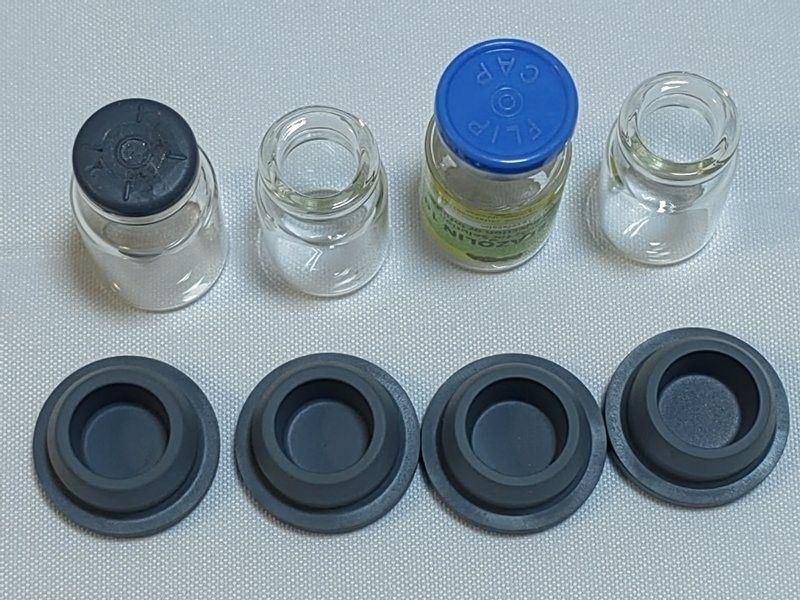 13 mm 20 mm medizinische Silikonbromhaltige Butylbutylkautschukstoppe für Lyophilisierte Glasflaschenflasche