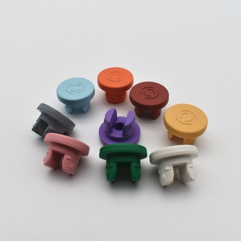 13mm 20mm 28mm Medizinische Injektionsbutyl Gummi Grau Rot Blau Pharmazeutische Bromobutyl Stecker Gummiverschluss
