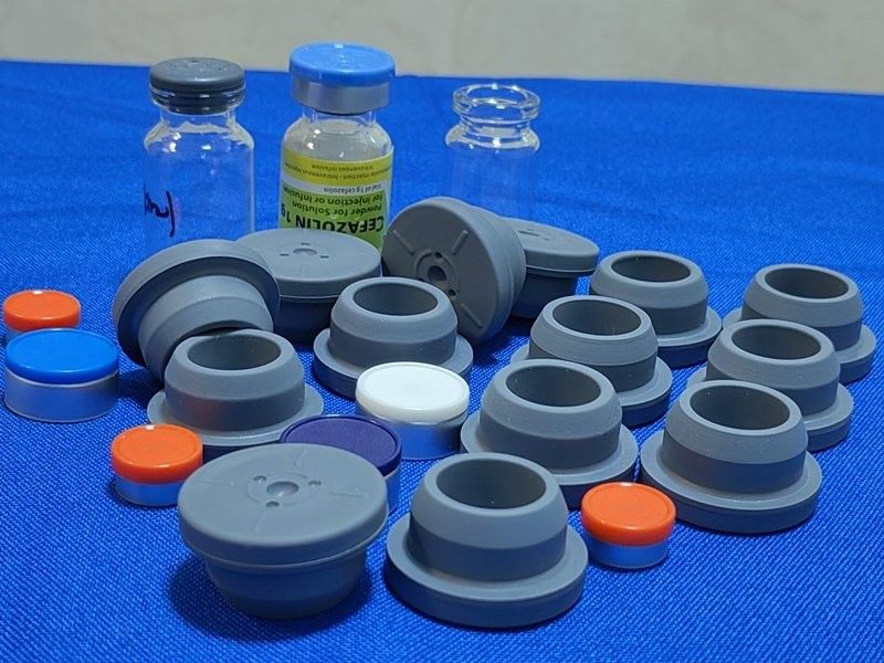 13mm 20mm 32mm medizinisch-grauer Lyophilisierung Butylkautschukverschluss für Glas Injektionsflaschen Infusionsflasche