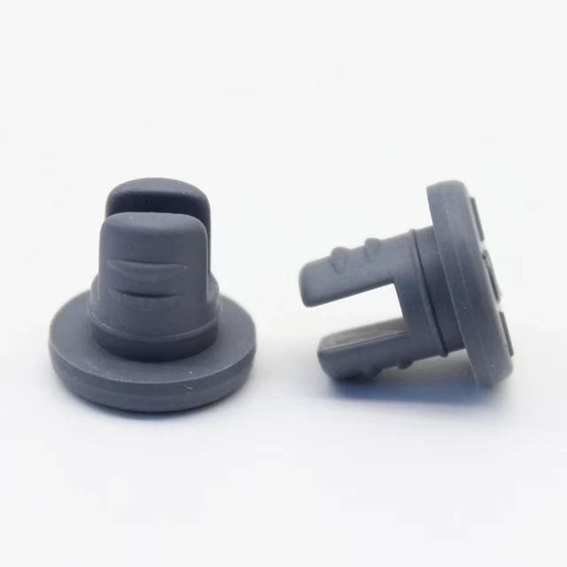 13mm 20mm 28mm 32mm Lyophilisierungsflaschen aus Glas Medizinisch grau Butylkautschukverschluss für Glasflasche Glas Infusionsflasche