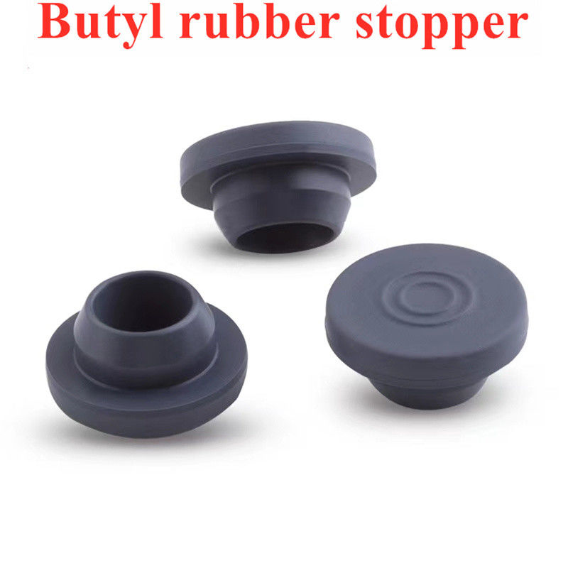 13mm 20mm 28mm Steril Medizinischer Bromgummi-Klopf für Glas Injektionsflasche Antibiotika Flasche