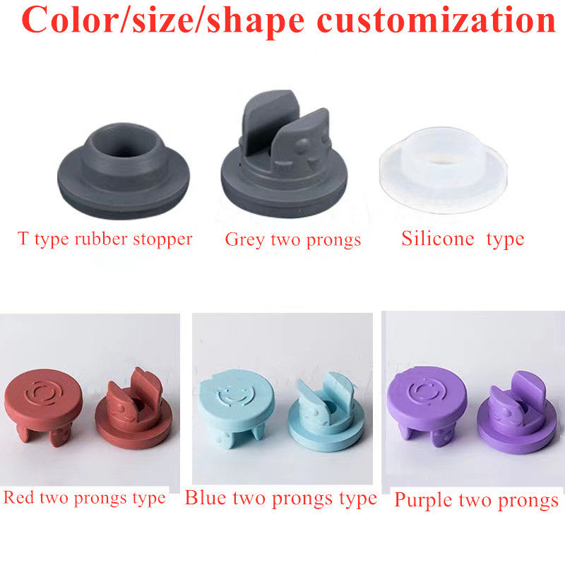 13mm 20mm 28mm Steril Medizinischer Bromgummi-Klopf für Glas Injektionsflasche Antibiotika Flasche