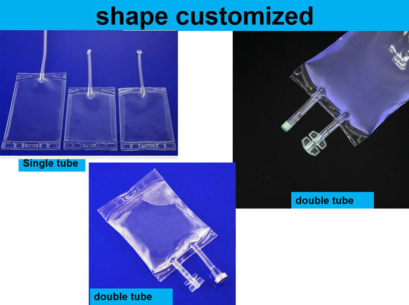 PVC 100 ml 250 ml Einweg-Infusionsbeutel IV-Beutel Transparenter medizinischer PVC leerer Infusionsbeutel für Glukose-Normalsalzlösung