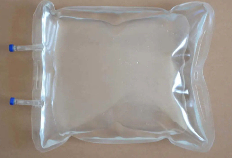 500 ml IV Lösung Medizinisches Flüssigkeitsbeutel Doppelrohr-Infusionsbeutel Nicht-DEHP Leer IV-Beutel Einfachport mit Schmetterlingsdrehung