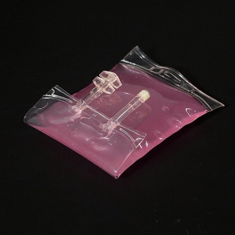 250 ml 500 ml 1000 ml Einweg-PVC Einweg-Medizinischer Infusionsbeutel IV Infusionsbeutel mit einem einzigen Rohr