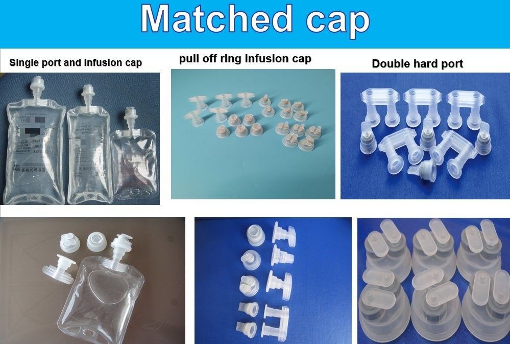 500 ml 1000 ml Natriumchlorid Salzlösung Infusionsbeutel intravenöser Einfachanschluss Nicht-PVC IV-Flüssigkeitsbeutel mit Euro-Kappe