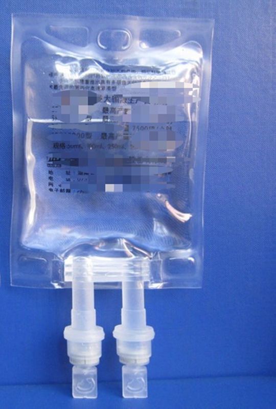 100 ml 250 ml Polypropylen-Infusionsbeutel Natriumchlorid Nicht-PVC IV-Beutel klares Medizinisches Nicht-PVC leeres Infusionsbeutel