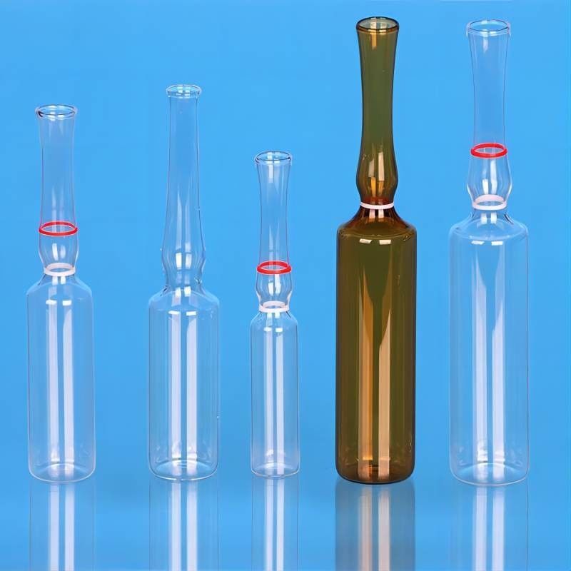 2 ml 5 ml 10 ml Leere USP Standard-Borosilikat-Glasampullen Transparent und Bernsteinfarben für Penicillin-Injektionsmedizin