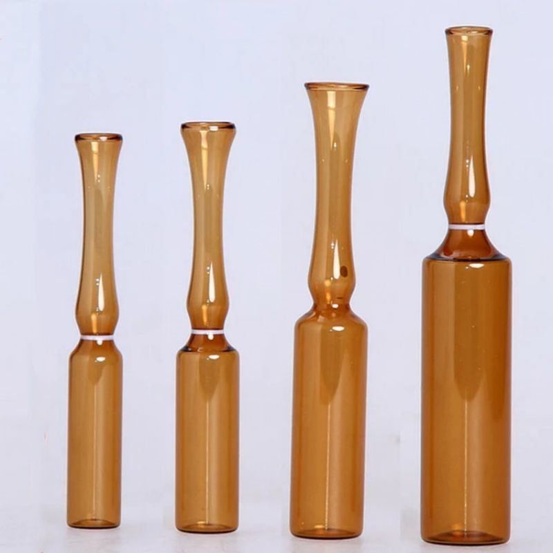 2 ml 5 ml 10 ml Leere USP Standard-Borosilikat-Glasampullen Transparent und Bernsteinfarben für Penicillin-Injektionsmedizin