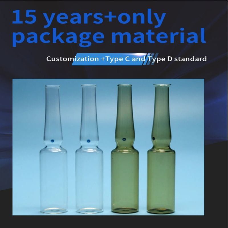 2 ml 5 ml 10 ml Leere USP Standard-Borosilikat-Glasampullen Transparent und Bernsteinfarben für Penicillin-Injektionsmedizin