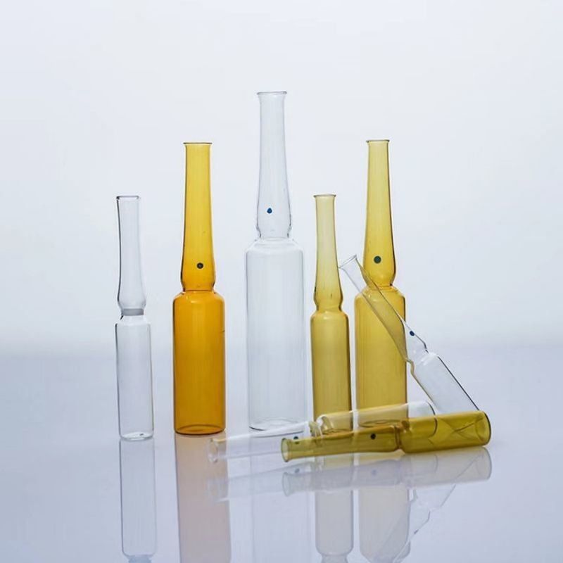 2 ml 3 ml 5 ml 10 ml 20 ml klares Anti-Aging-Hautpflege-Beleuchtungsserum Bernstein Injektion Leere Glasampullen zur Injektion