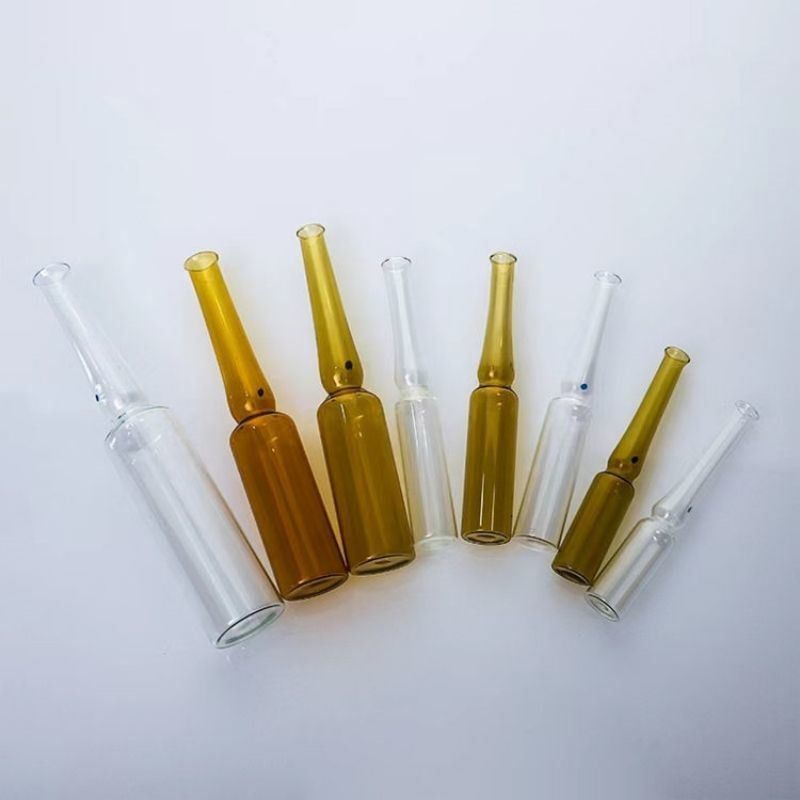 2 ml 3 ml 5 ml 10 ml 20 ml klares Anti-Aging-Hautpflege-Beleuchtungsserum Bernstein Injektion Leere Glasampullen zur Injektion