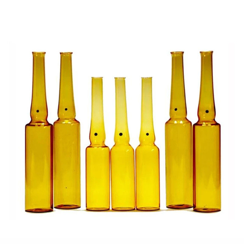 1 ml 2 ml 5 ml ISO-Standard Chinesischer Standard Bernstein Transparente USP Glasampulle Typ I zur pharmazeutischen Injektion