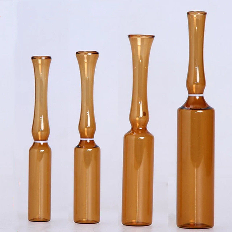 10 ml Amber USP Standard Glasampullen für Antibiotika Transparente geformte Glasampullen für Injektionen Flaschen