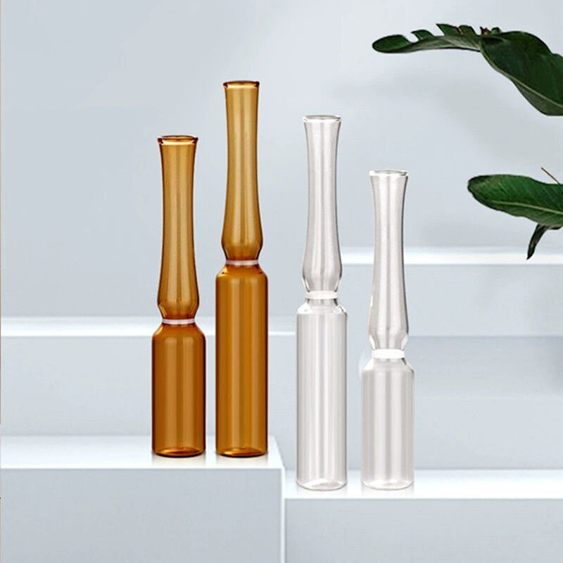 10 ml Amber USP Standard Glasampullen für Antibiotika Transparente geformte Glasampullen für Injektionen Flaschen