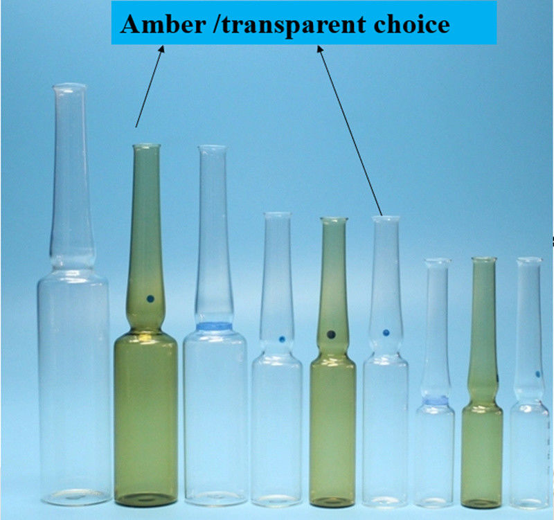 1 ml 2 ml 5 ml 10 ml ISO Standard Ybb Standard USP Typ 1 USP Typ 2 Glasampulle OPC Neutrale Borosilikatglasampulle