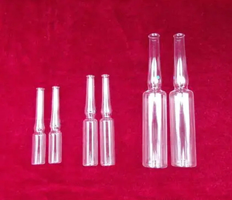 1 ml 2 ml 5 ml 10 ml YBB USP leere Borosilikatglasampullen zur Injektion Transparente Bernsteinglasampulle für Pharmac